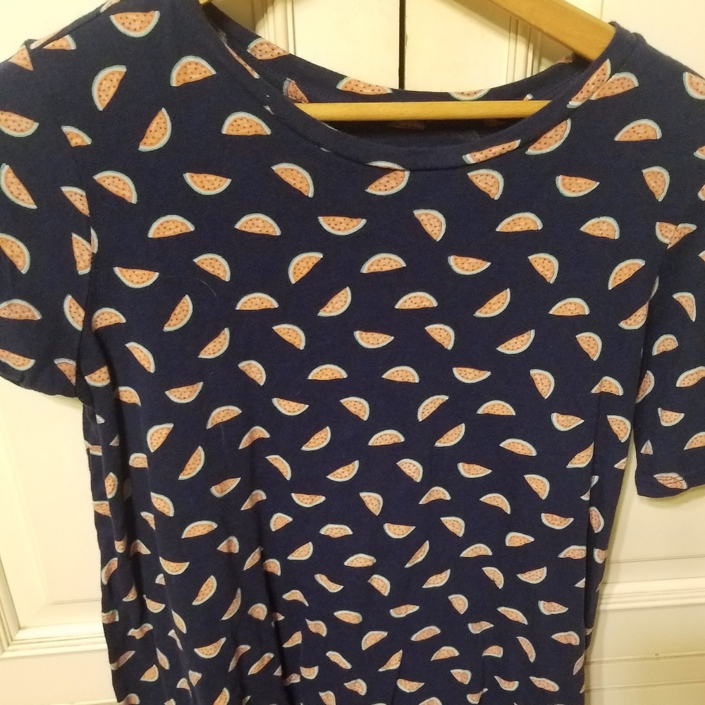 Girls Summer Watermelon Print Shirt